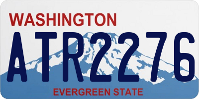 WA license plate ATR2276