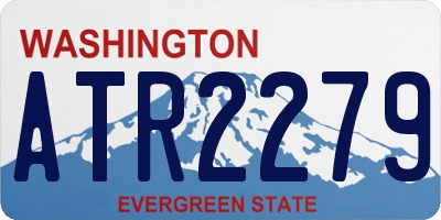 WA license plate ATR2279