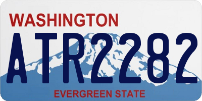 WA license plate ATR2282