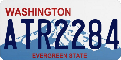 WA license plate ATR2284
