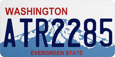 WA license plate ATR2285