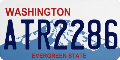 WA license plate ATR2286