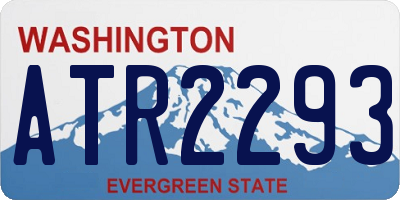 WA license plate ATR2293