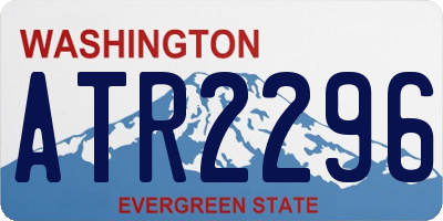 WA license plate ATR2296