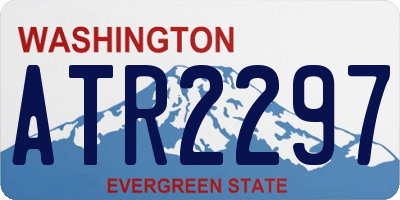 WA license plate ATR2297