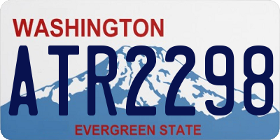 WA license plate ATR2298