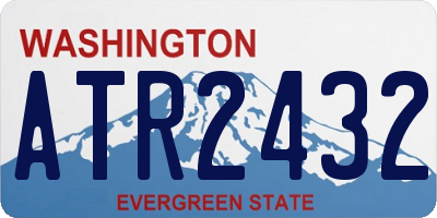 WA license plate ATR2432
