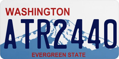 WA license plate ATR2440