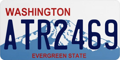 WA license plate ATR2469
