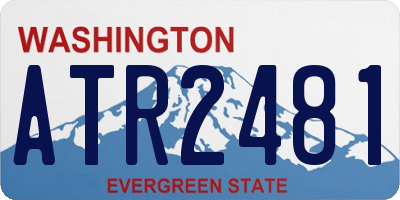WA license plate ATR2481