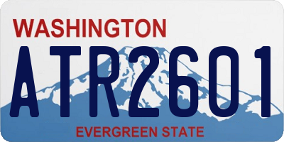 WA license plate ATR2601