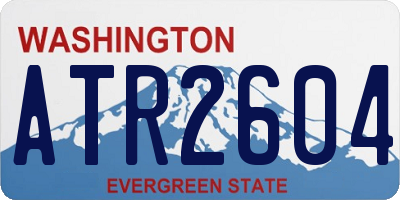 WA license plate ATR2604