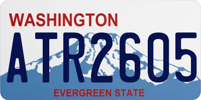 WA license plate ATR2605