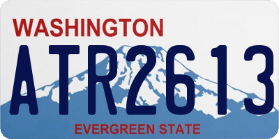 WA license plate ATR2613