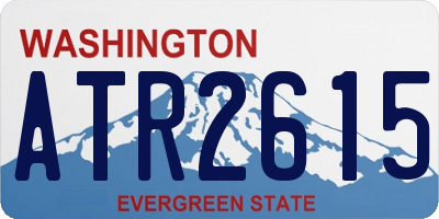 WA license plate ATR2615