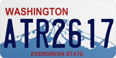 WA license plate ATR2617