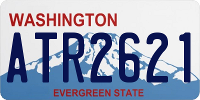 WA license plate ATR2621