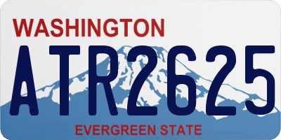 WA license plate ATR2625