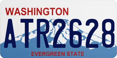 WA license plate ATR2628