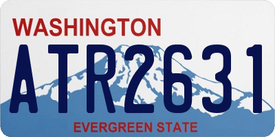 WA license plate ATR2631