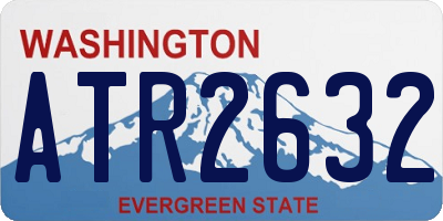 WA license plate ATR2632