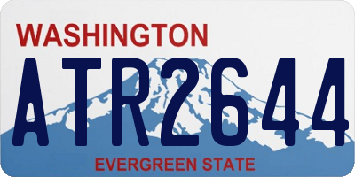 WA license plate ATR2644