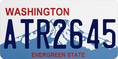 WA license plate ATR2645