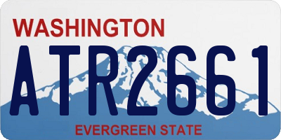 WA license plate ATR2661
