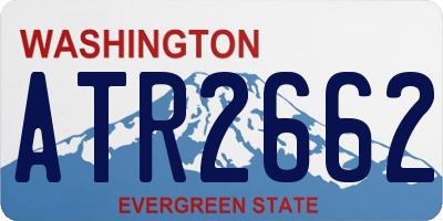 WA license plate ATR2662