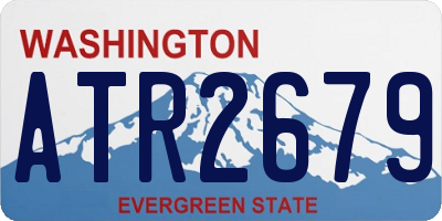 WA license plate ATR2679