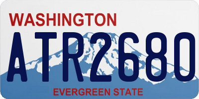 WA license plate ATR2680