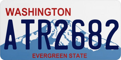 WA license plate ATR2682