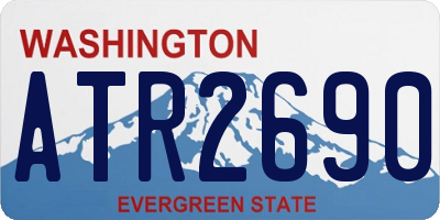 WA license plate ATR2690