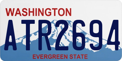 WA license plate ATR2694