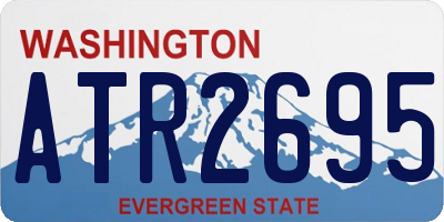 WA license plate ATR2695