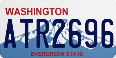 WA license plate ATR2696