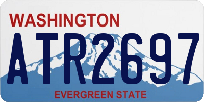WA license plate ATR2697