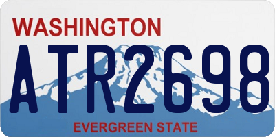 WA license plate ATR2698