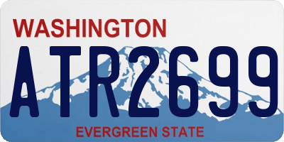 WA license plate ATR2699