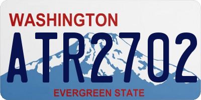 WA license plate ATR2702