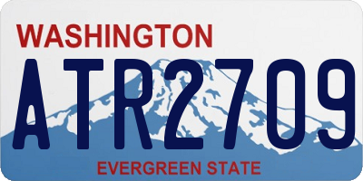 WA license plate ATR2709