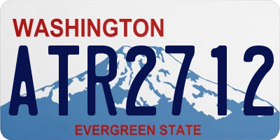 WA license plate ATR2712