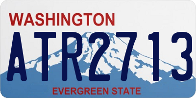 WA license plate ATR2713