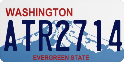 WA license plate ATR2714