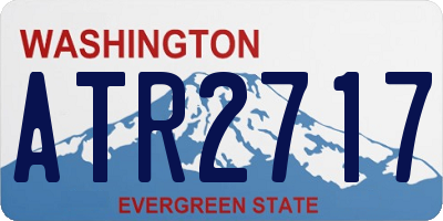 WA license plate ATR2717