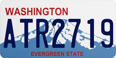 WA license plate ATR2719