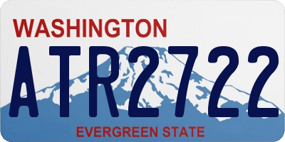 WA license plate ATR2722