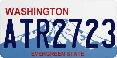 WA license plate ATR2723