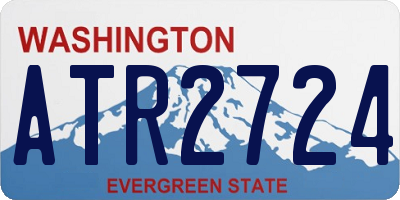 WA license plate ATR2724