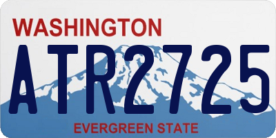 WA license plate ATR2725